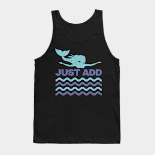 Just add fun mermaid design. Tank Top